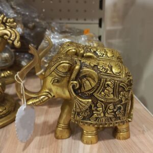 Elephant Brass Showpiece, Brass Showpiece for Home