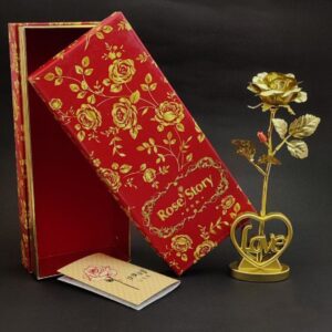Golden rose | Gifts for Valentine, lover