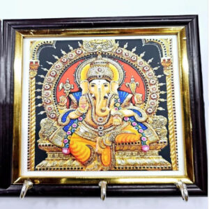 Ganesha tanore art key hanger
