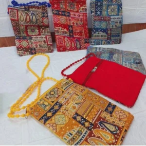 Ikkat Mobile Sling Purses