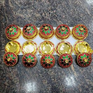 Meenakari Kumkum Dabbas/Return Gift