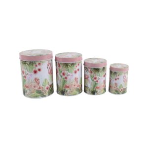 Corporate Gifting: Flamingo Metal containers set of 4