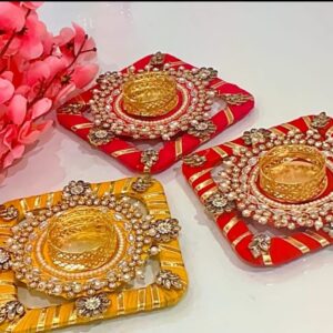 T-lights with Kundan work