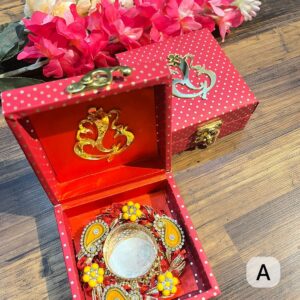 Designer Diya in a gift pack