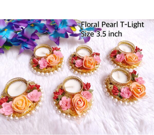 Floral Pearl T-light