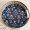 Blue Floral Pichwai Round Trays 6 inches
