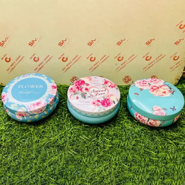 Flower Matka tins