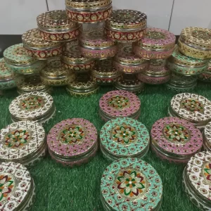 Meenakari Pastel boxes 4 inches