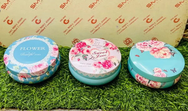 Flower Matka tins