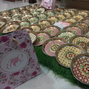 Meenakari plates