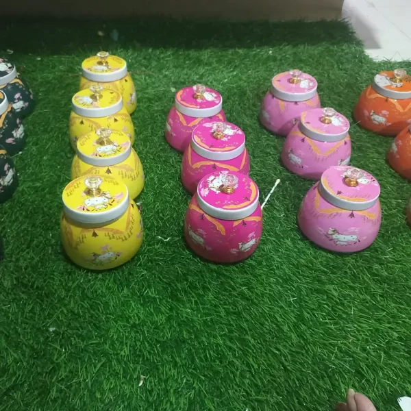 Cow Pichwai jars Mixed designs combo