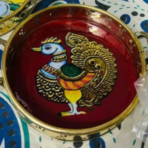 Annapakshi Pure Brass Pichwai Tray