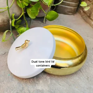 Dual Tone Bird Lid Containers