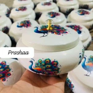 Multi Colour Cow Handcrafted Pichwai Matki