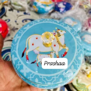 Multi Colour Cow Handcrafted Pichwai Matki
