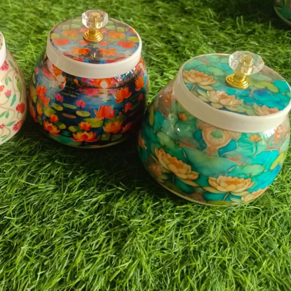 Multi Design Pichwai Jars