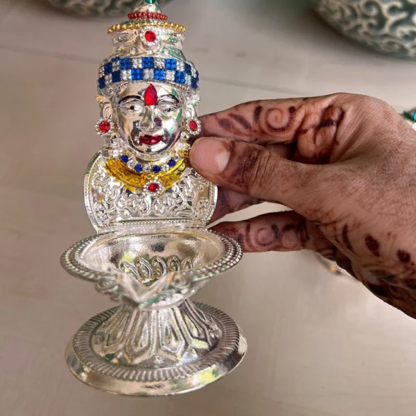 Beautiful Decorative Laxmi Mukhota Diyas