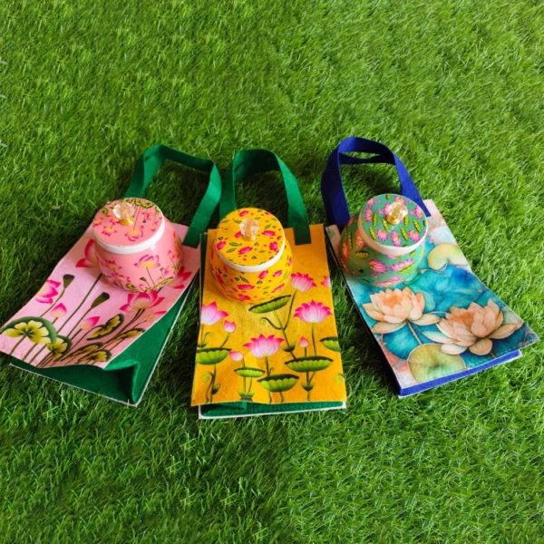 Felt bags with jar Combo