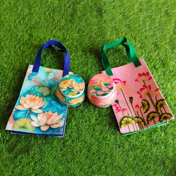 Felt bags with jar Combo