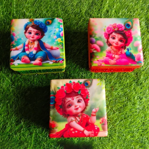 Korai Boxes with Little Krisha Digital Print