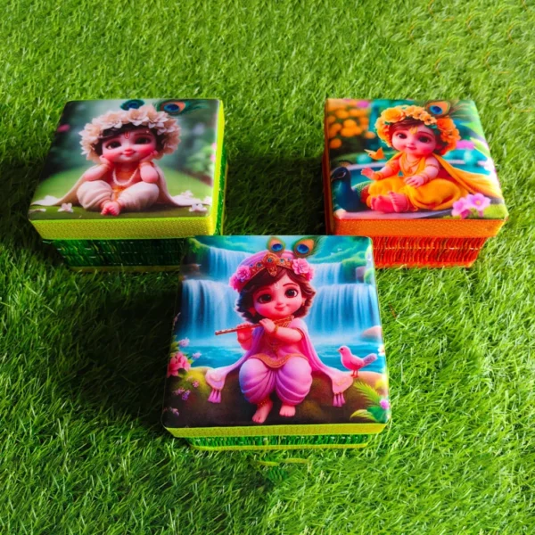 Korai Boxes with Little Krisha Digital Print