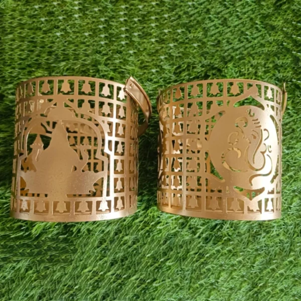 Lakshmi / Ganesha Metal basket