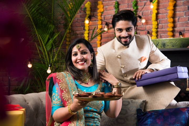 Pichwai Trays That Bring Tradition to Housewarming Return Gifts