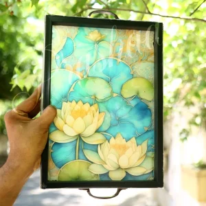 Red Twin Peacock Thamboolam Trays