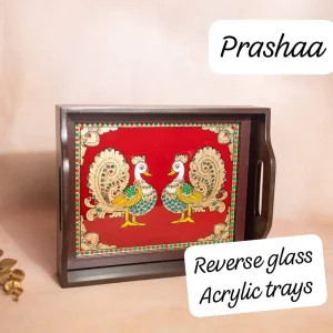 Reverse Glass Acrylic trays - Double Annam Reverse Glass Acrylic trays - Double Annam