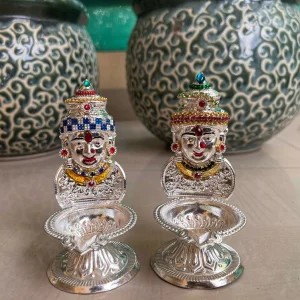 Beautiful Decorative Laxmi Mukhota Diyas Beautiful Decorative Laxmi Mukhota Diyas