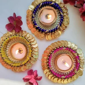 Diwali Coin T-light Diwali Coin T-light
