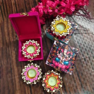 Ganesha Box Diya Hamper Combo Ganesha Box Diya Hamper Combo