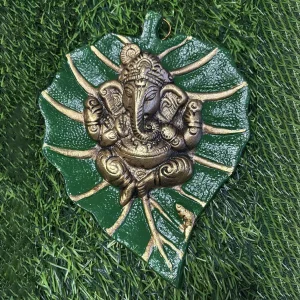 Metal Leaf Ganesha Metal Leaf Ganesha