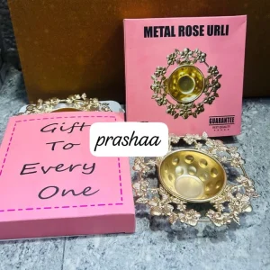 Metal Rose Urli Metal Rose Urli