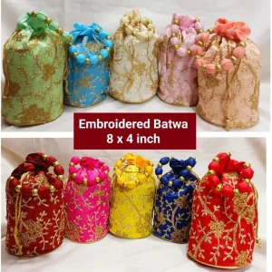Multi Colour Embroidery Potlis Multi Colour Embroidery Potlis