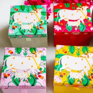 Multi Colour Pichwai Box Multi Colour Pichwai Box