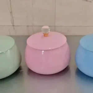 Pastel Metal jars Pastel Metal jars
