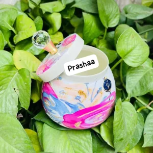 Pastel Color Pichwai Jar Pastel Color Pichwai Jar