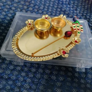 Peacock Haldi Kumkum Platter Peacock Haldi Kumkum Platter