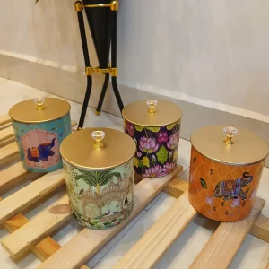 Pichwai Containers Mixed Designs Pichwai Containers Mixed Designs