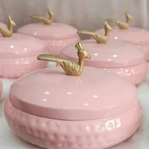 Pink Metal Container Pink Metal Container