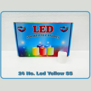 Smokeless Candle Yellow Light Smokeless Candle Yellow Light