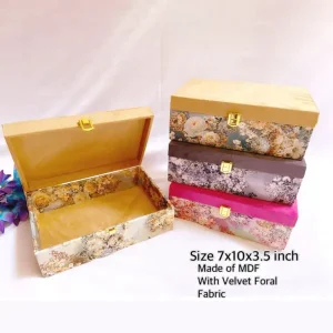 Velvet Floral Jewellery Gift Boxes Velvet Floral Jewellery Gift Boxes
