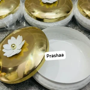 White Metal Electroplated Lid Container White Metal Electroplated Lid Container