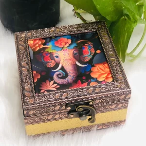 Wooden Pichwai Jewellery Boxes Wooden Pichwai Jewellery Boxes