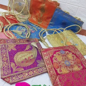 Banarasi Silk Bags Banarasi Silk Bags