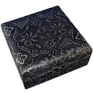 Square Shaped Wooden Jewelry Box Square Shaped Wooden Jewelry Box