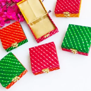 Diwali Lahriya Boxes in a Contrast Color Theme Diwali Lahriya Boxes in a Contrast Color Theme